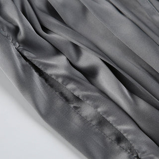 Satin Casual Suit Pants