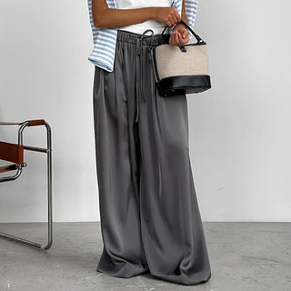 Satin Casual Suit Pants