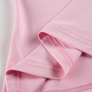 Solid Color Round Neck Base Shirt