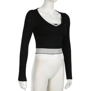 Fake Two-piece Lace T-shirt