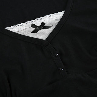 Fake Two-piece Lace T-shirt