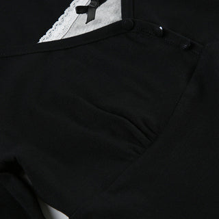 Fake Two-piece Lace T-shirt