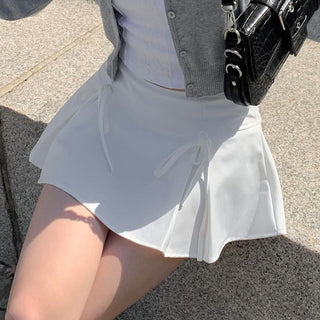 Bow Lace-up Sweet Skirt