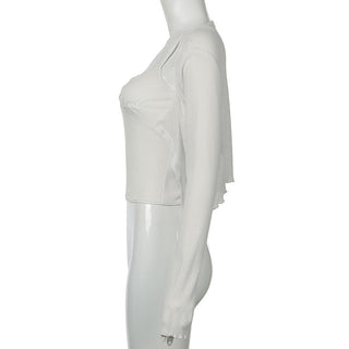 Jacquard Knitted Two-piece Top