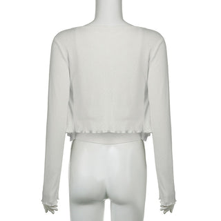 Jacquard Knitted Two-piece Top