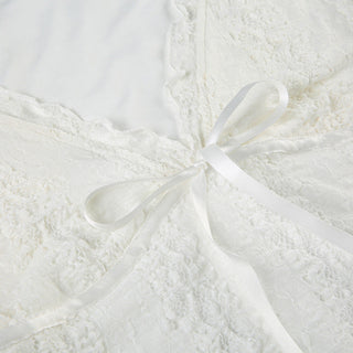 Hollow Lace-up T-shirt