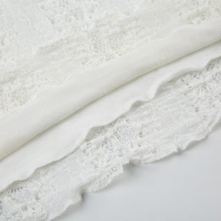 Hollow Lace-up T-shirt