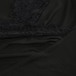 Lace V-Neck Cross Chest Top