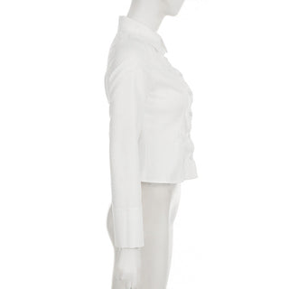 Pleated Slim Fitted Waist Top
