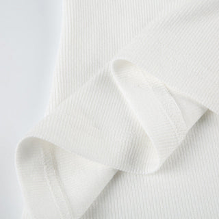 Cutout Lace Stitching Square Collar Top