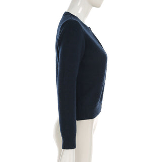 Pure Color Long Sleeve Wool Cardigan