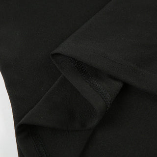 Lace Off-Shoulder Bow Long Sleeve Top