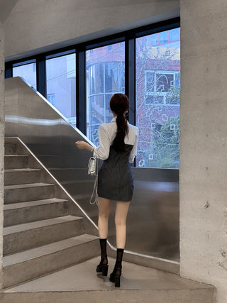 Patchwork Slim Sheath Dress