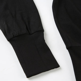 Plaid Lace-Up Bow Knit Top