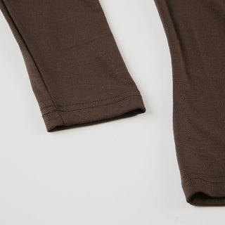 Lace Stitching Button Scarf Top