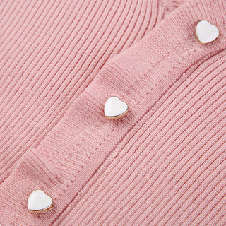 Lace Stitching Bow Bandage Knit Top