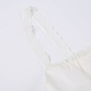 Low-Cut Square Collar Sling Top