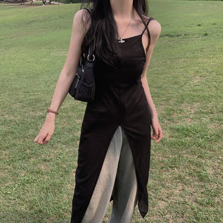 Slit Bandage Knitted Dress