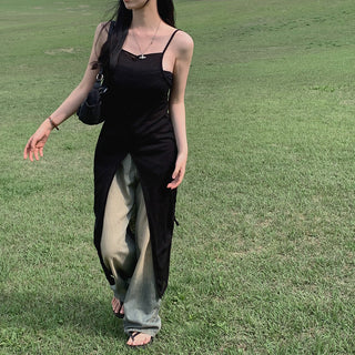 Slit Bandage Knitted Dress