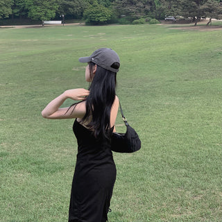 Slit Bandage Knitted Dress