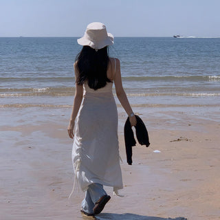 Slit Bandage Knitted Dress