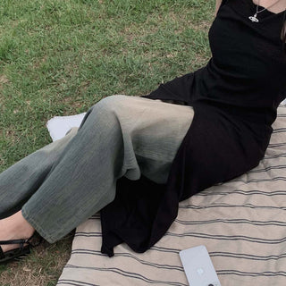 Slit Bandage Knitted Dress