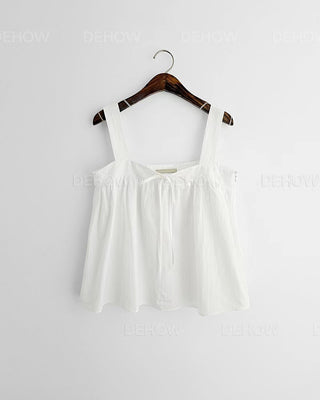 Square Collar Lace Tops