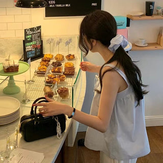 Square Collar Lace Tops