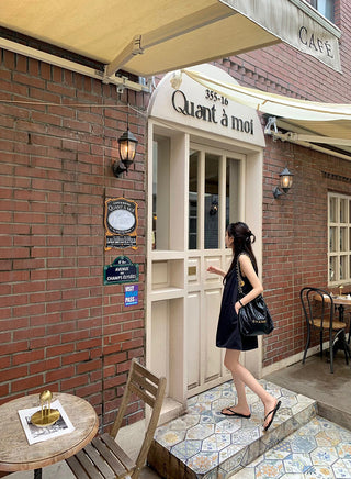 Sleeveless Round Neck Tops Dress