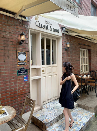 Sleeveless Round Neck Tops Dress