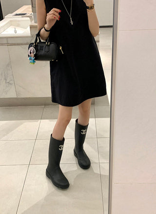 Sleeveless Round Neck Tops Dress