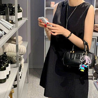 Sleeveless Round Neck Tops Dress