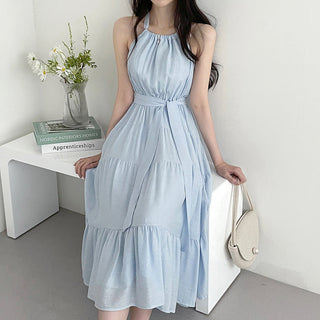 Halterneck Off-Shoulder Fitted Dress