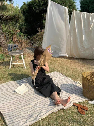 V-Neck Sleeveless Tops Dress