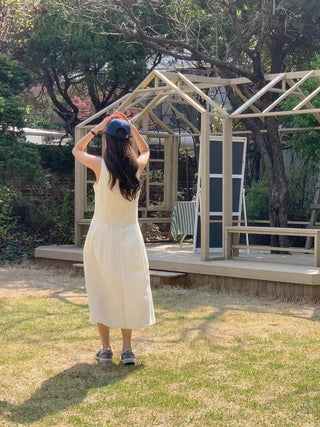 V-Neck Sleeveless Tops Dress