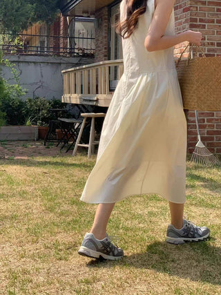 V-Neck Sleeveless Tops Dress