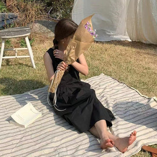 V-Neck Sleeveless Tops Dress