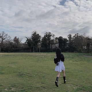 Strap Tied Short Dress