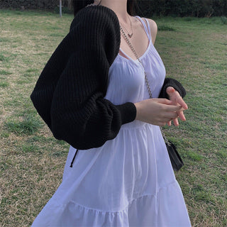 Strap Tied Short Dress