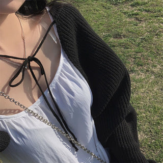 Strap Tied Short Dress