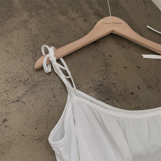 Strap Tied Short Dress