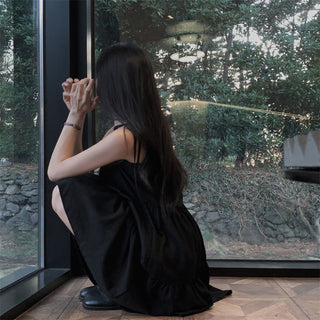 Strap Tied Short Dress