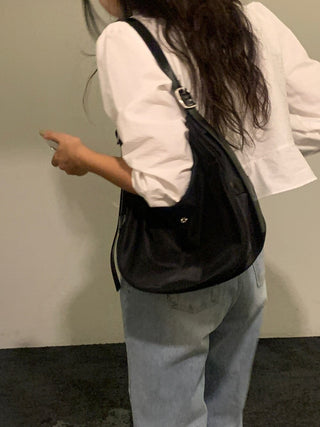 Lace Collar Puff Sleeve Shirt