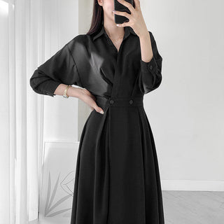 Collar Long Dress