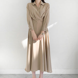 Collar Long Dress