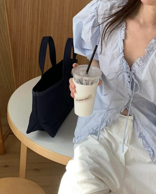 Romantic Lace-Up Shirt