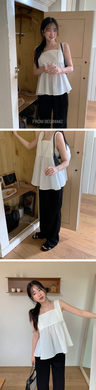 Lace Stitching Ribbon Tops