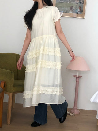 Pleated Wooden Ear Dress