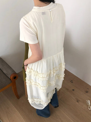 Pleated Wooden Ear Dress