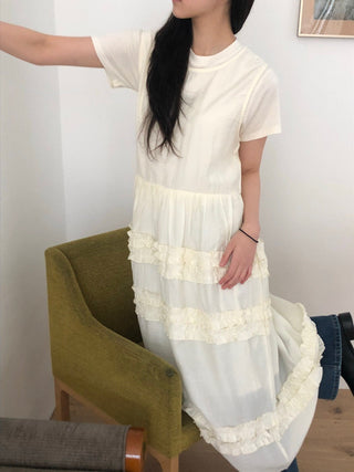 Pleated Wooden Ear Dress